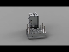 براکت جعبه شارژ گوشی شفاف (1*4) / رانر سرد / قالب سه صفحه شماره 24201