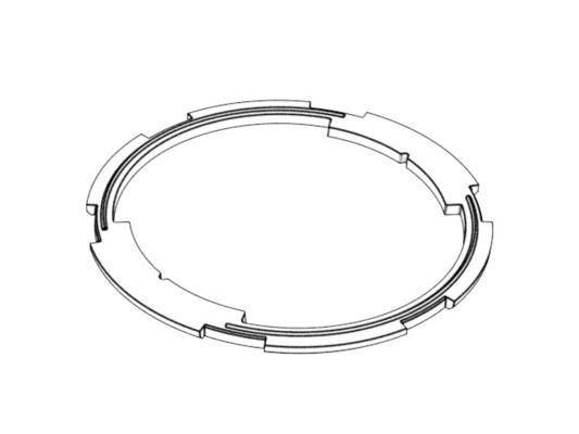 VR Rear Shell Ring (1*2) / Cold runner /Three-plates mold No.22731